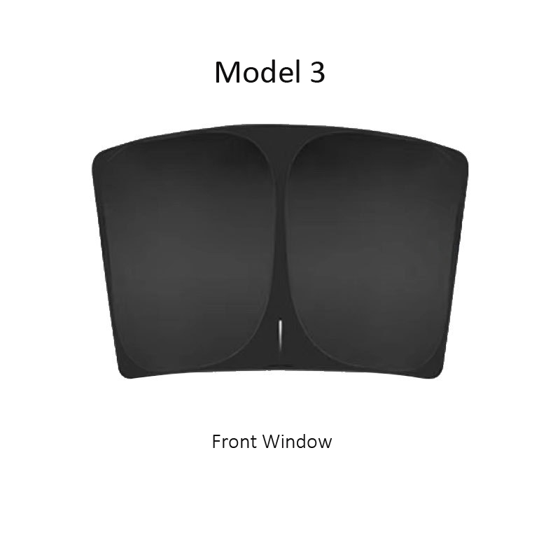 7PCS Opaque Protection Privacy Car Sunshade for Tesla Model 3 