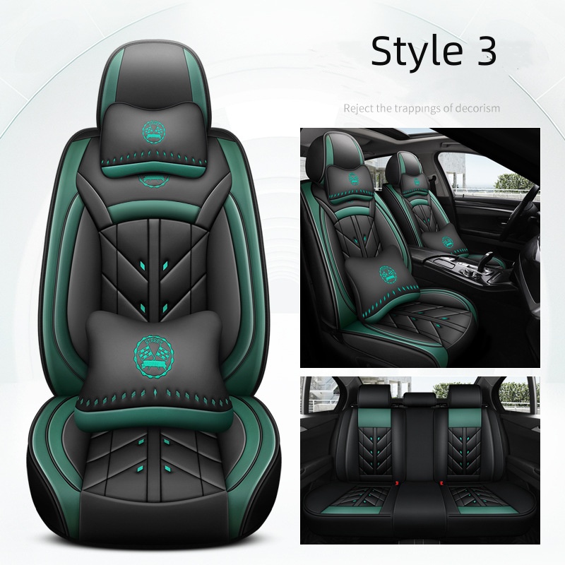 Universal Leather Car Seat Cushion, Waterproof Car Cover Seat 